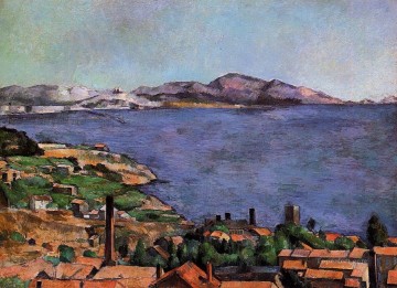 Paul Cezanne Painting - The Gulf of Marseille Seen from LEstaque Paul Cezanne